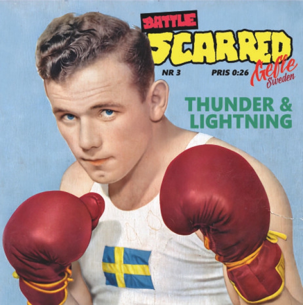 Battle Scarred ‎– Thunder & Lightning LP transparent 150 Ex.