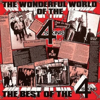 4 Skins - The wonderfull World of the 4 Skins / Best of, LP lim. 200 rot